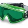 Очки закрытые панорамные СОМЗ ЗП2 PANORAMA зеленые PC StrongGlass (РС - поликарбонатное стекло, непрямая вентиляция, светофильтр - 3)