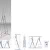 Лестница алюм. 3-х секц. 299/787/316см 3х12 ступ., 18,0кг PRO STARTUL