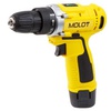 Аккум. дрель-шуруповерт MOLOT MBD 1213-1 Li в кор. (12.0 В, 1 акк., 1.3 А/ч Li-Ion, 1 скор., 20 Нм, шурупы до 6 мм)
