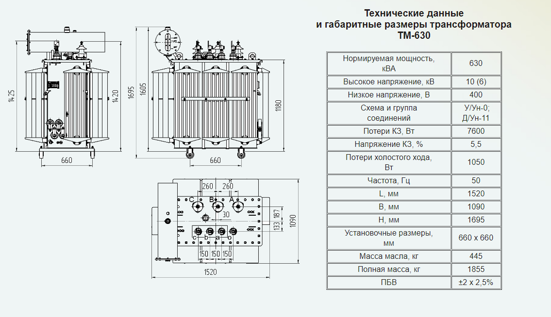 Трансформатор тм характеристики. Трансформатор ТМ-630/10/0.4 габариты. Габаритные Размеры силового трансформатора ТМ-630. Трансформатор ТМ-630 характеристики. Габариты трансформатора ТМГ 630.